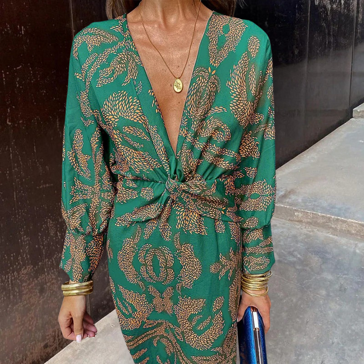 Tatyana | Elegant Printed Dress