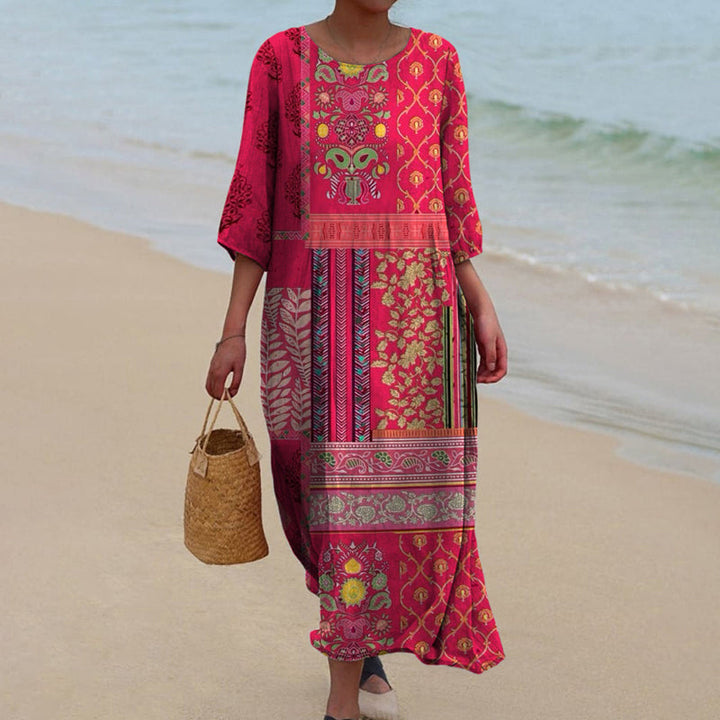 Tania | Ethnically Printed Maxi Dress