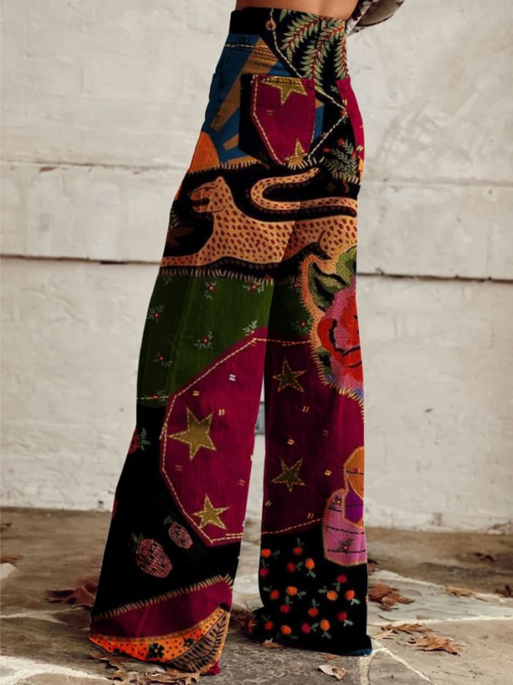Luna | Organic Flare Pants for a Mystical Style