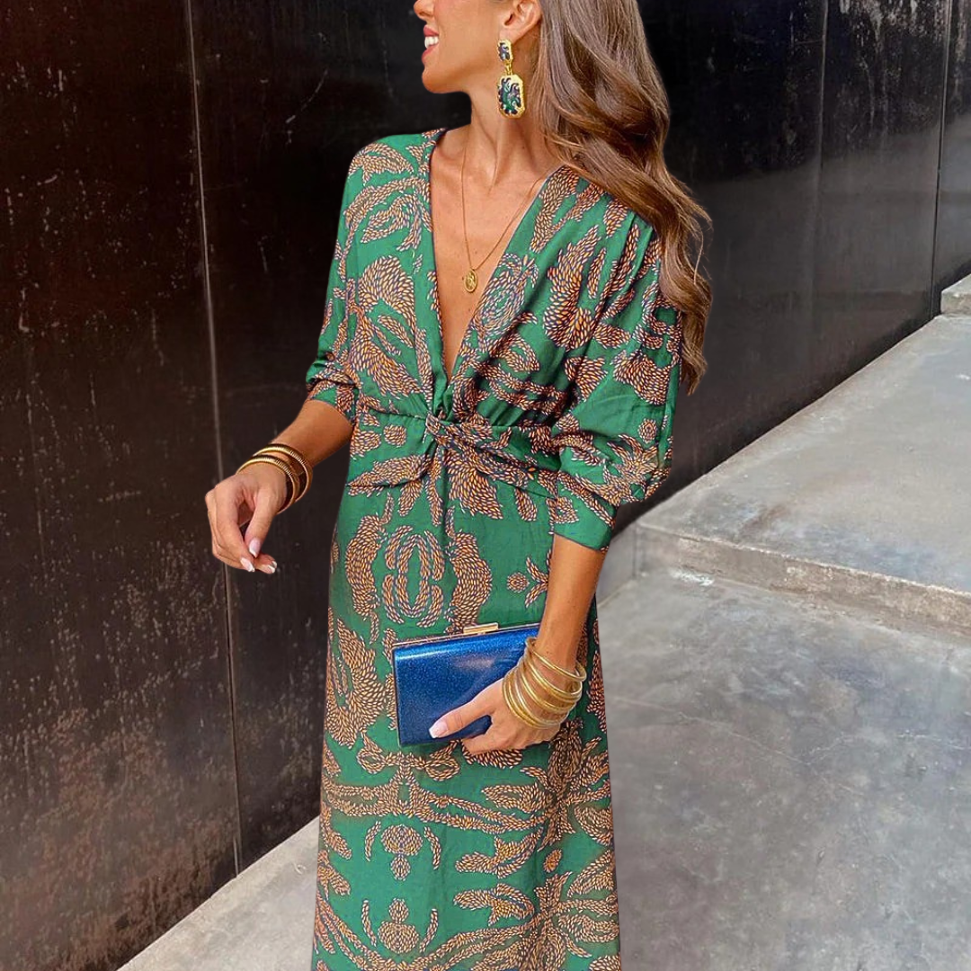 Tatyana | Elegant Printed Dress