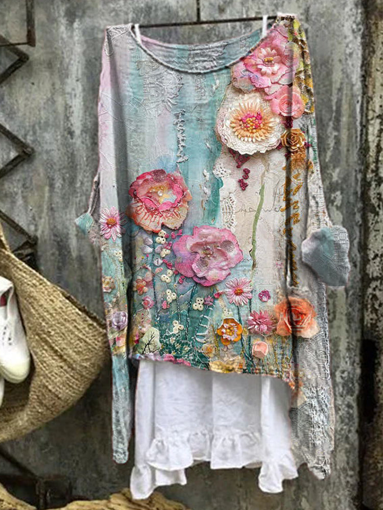 Seliane™ - Artistic Printed Blouse
