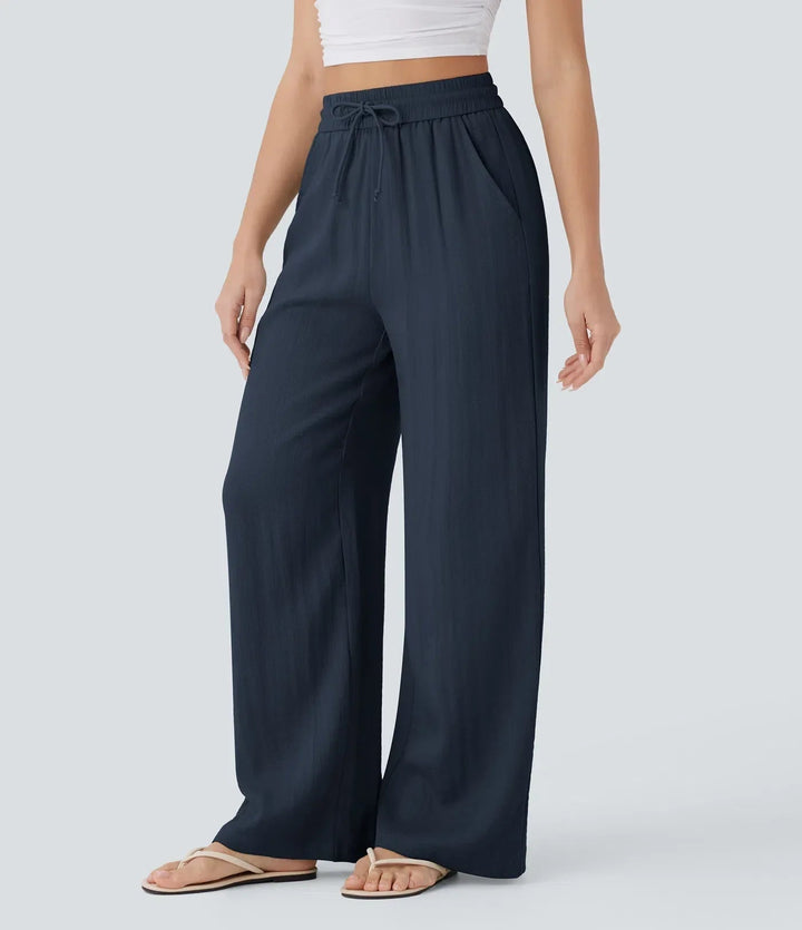 ZAFEIRIA | Elegant Linen Pants