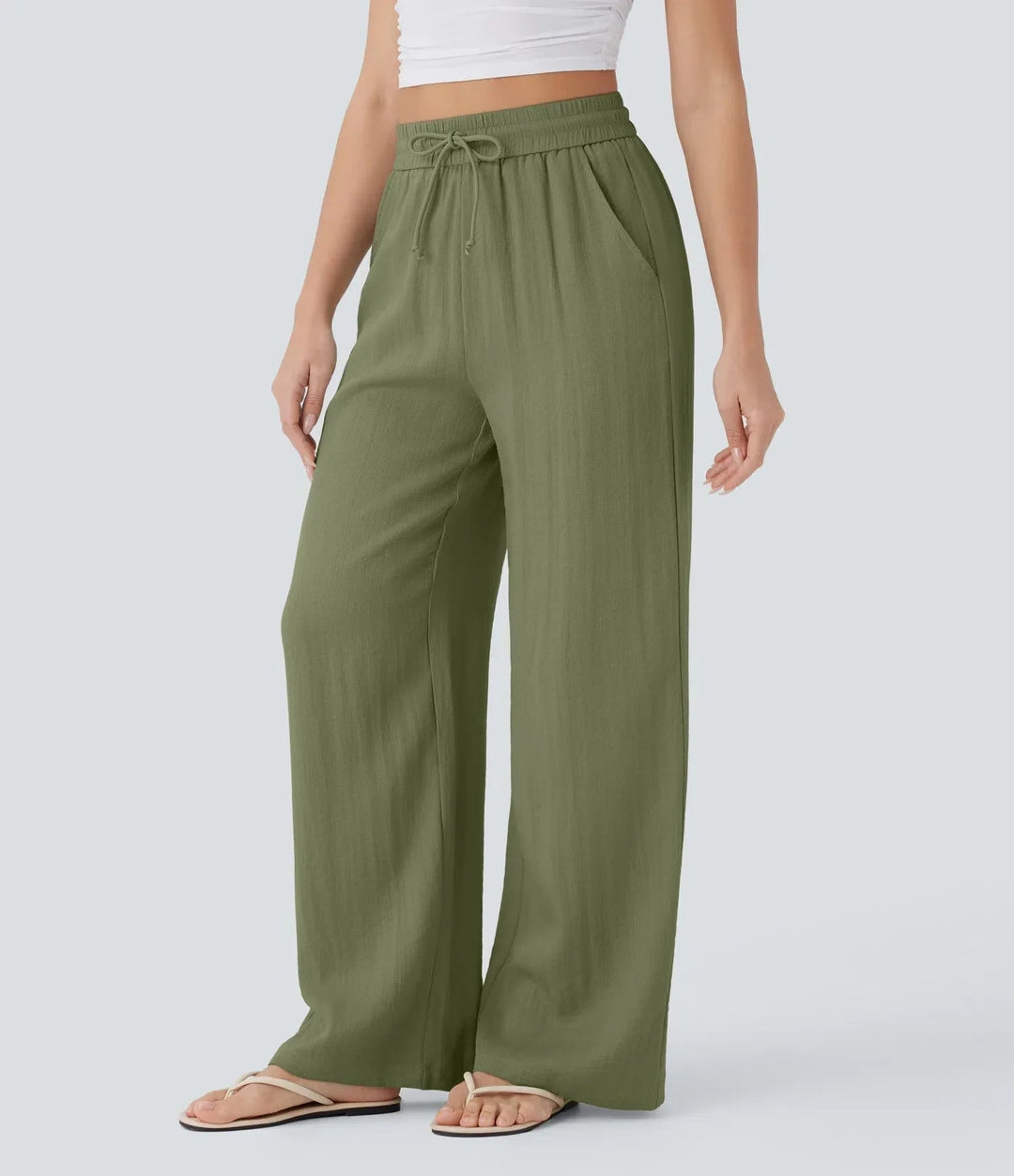 ZAFEIRIA | Elegant Linen Pants