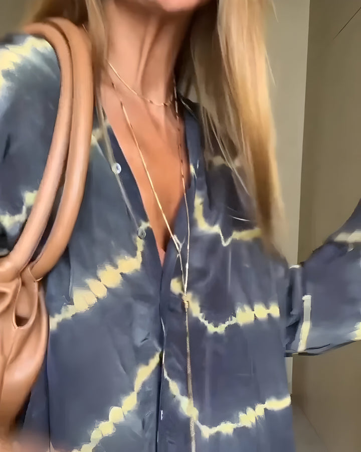 Julia™ | Boho Striped Maxi Dress