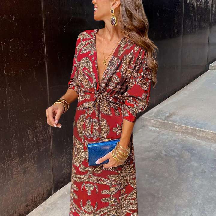 Tatyana | Elegant Printed Dress