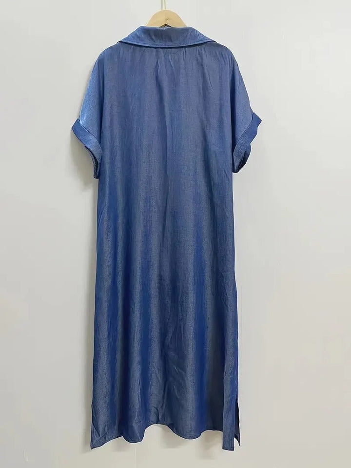 Béatrice™ | Elegant Shirt Dress with Comfortable Pockets