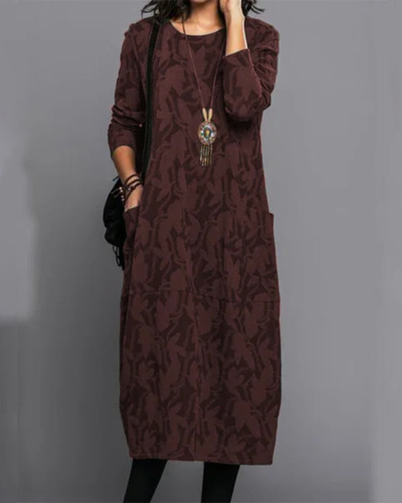 Amália | Long dress with an elegant cut