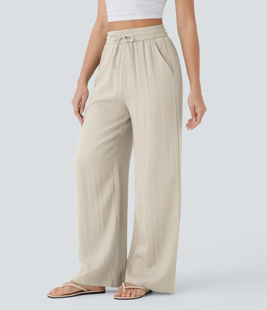 ZAFEIRIA | Elegant Linen Pants