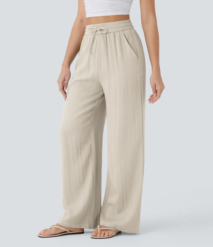 ZAFEIRIA | Elegant Linen Pants