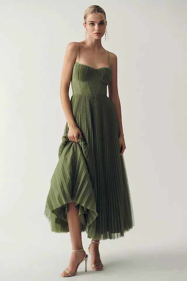 Claire™ | Pleated Tulle Dress