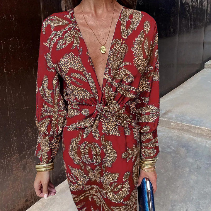 Tatyana | Elegant Printed Dress