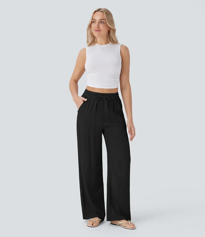 ZAFEIRIA | Elegant Linen Pants