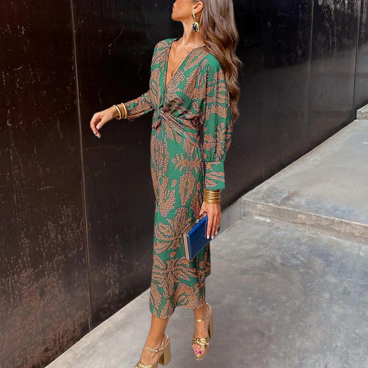 Tatyana | Elegant Printed Dress