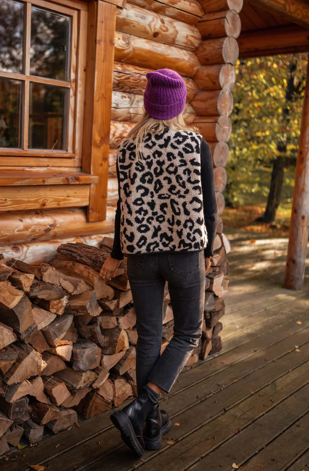 Anja | Leopard Print Vest