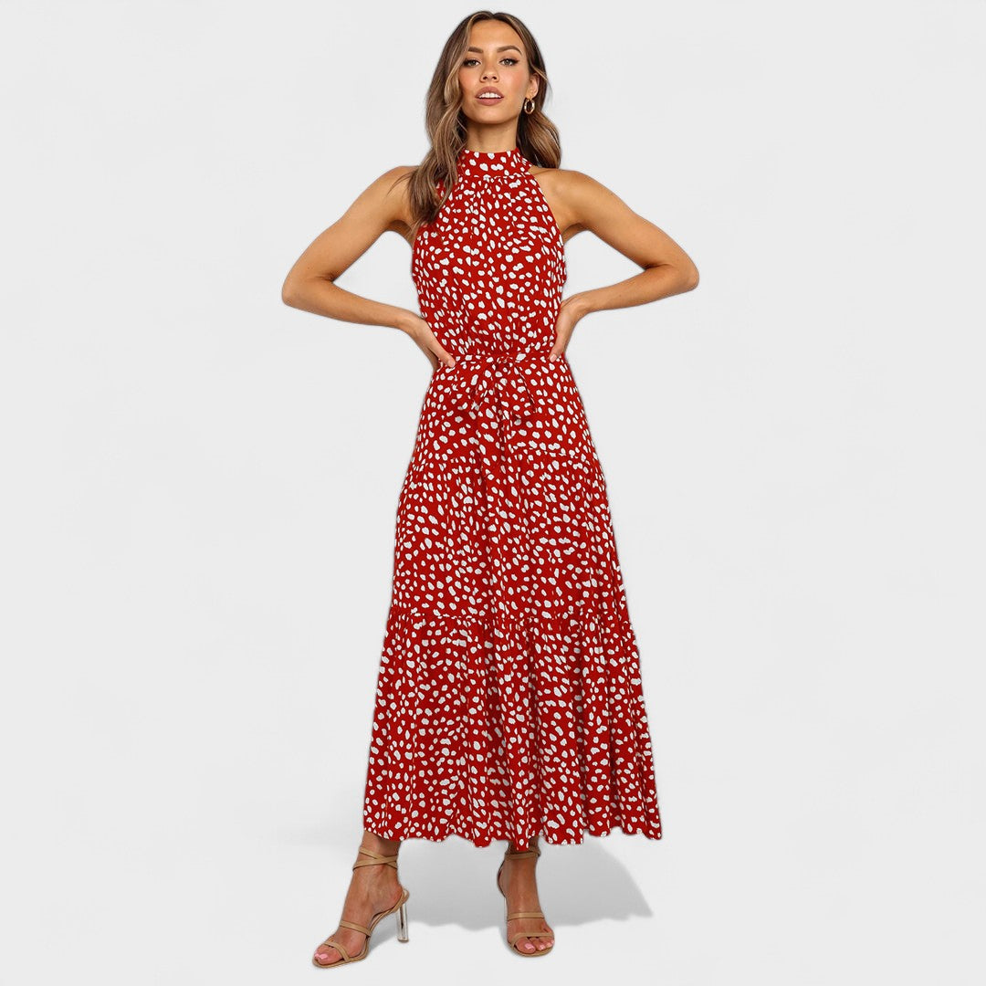Kitty™ | Elegant and Fun Maxi Dress with Dots
