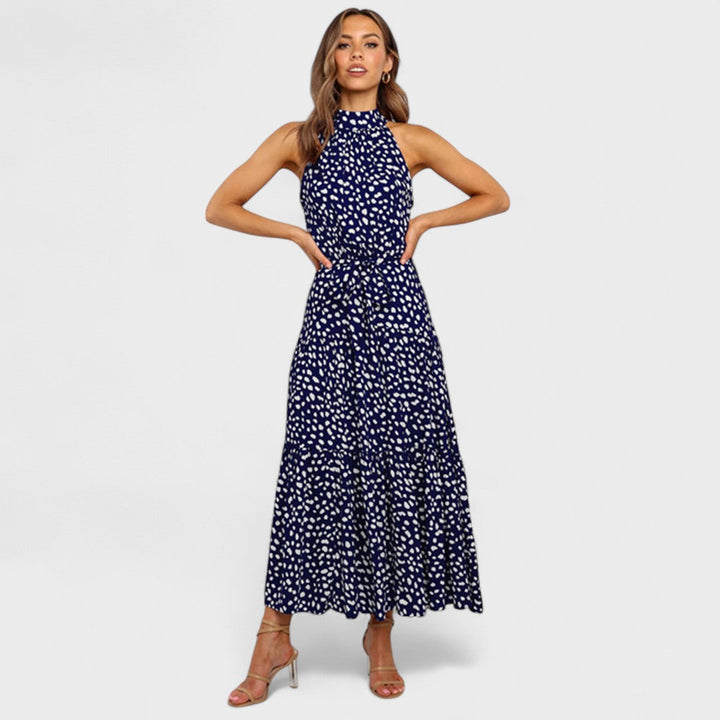 Kitty™ | Elegant and Fun Maxi Dress with Dots