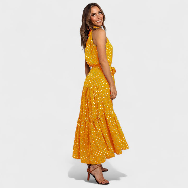 Kitty™ | Elegant and Fun Maxi Dress with Dots