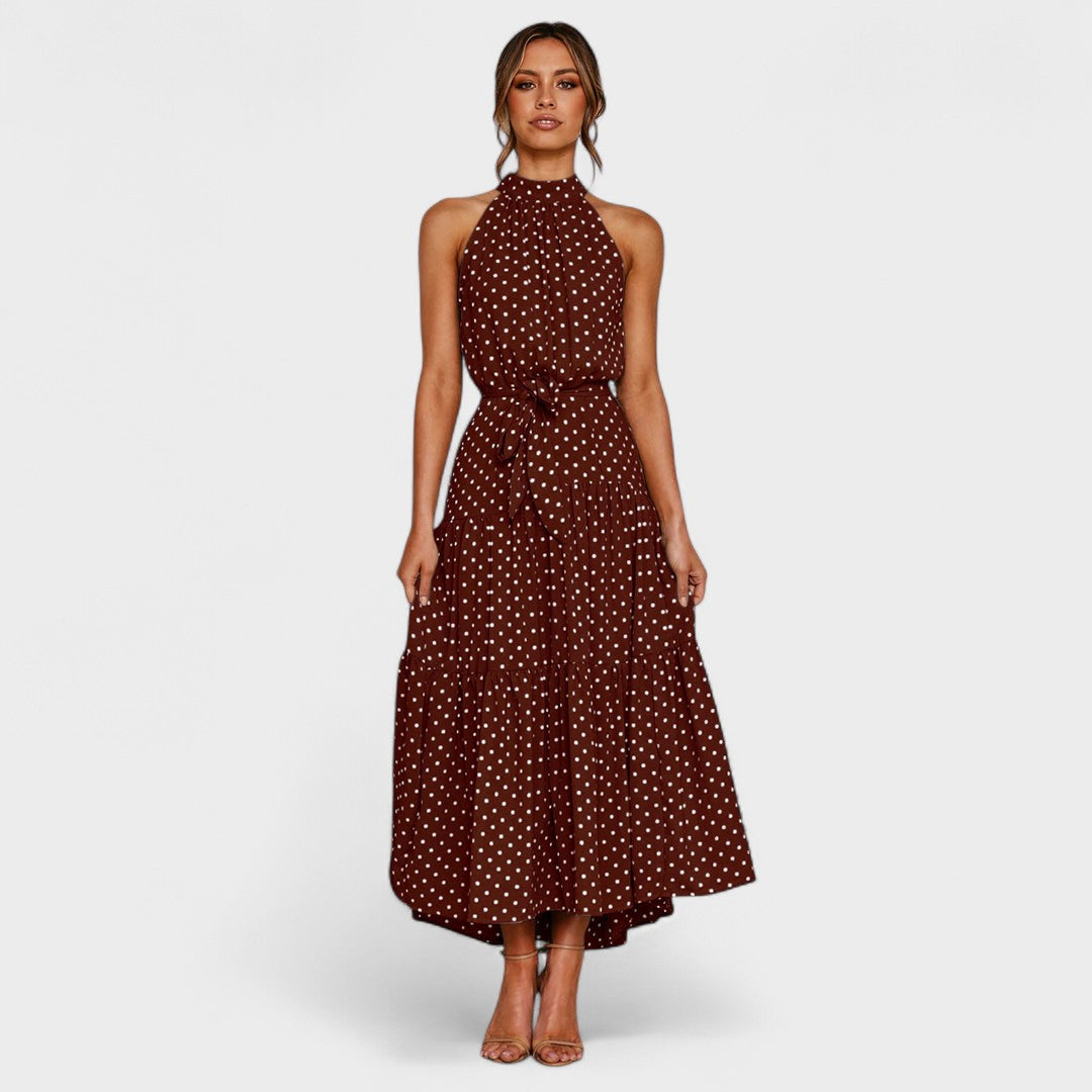 Kitty™ | Elegant and Fun Maxi Dress with Dots
