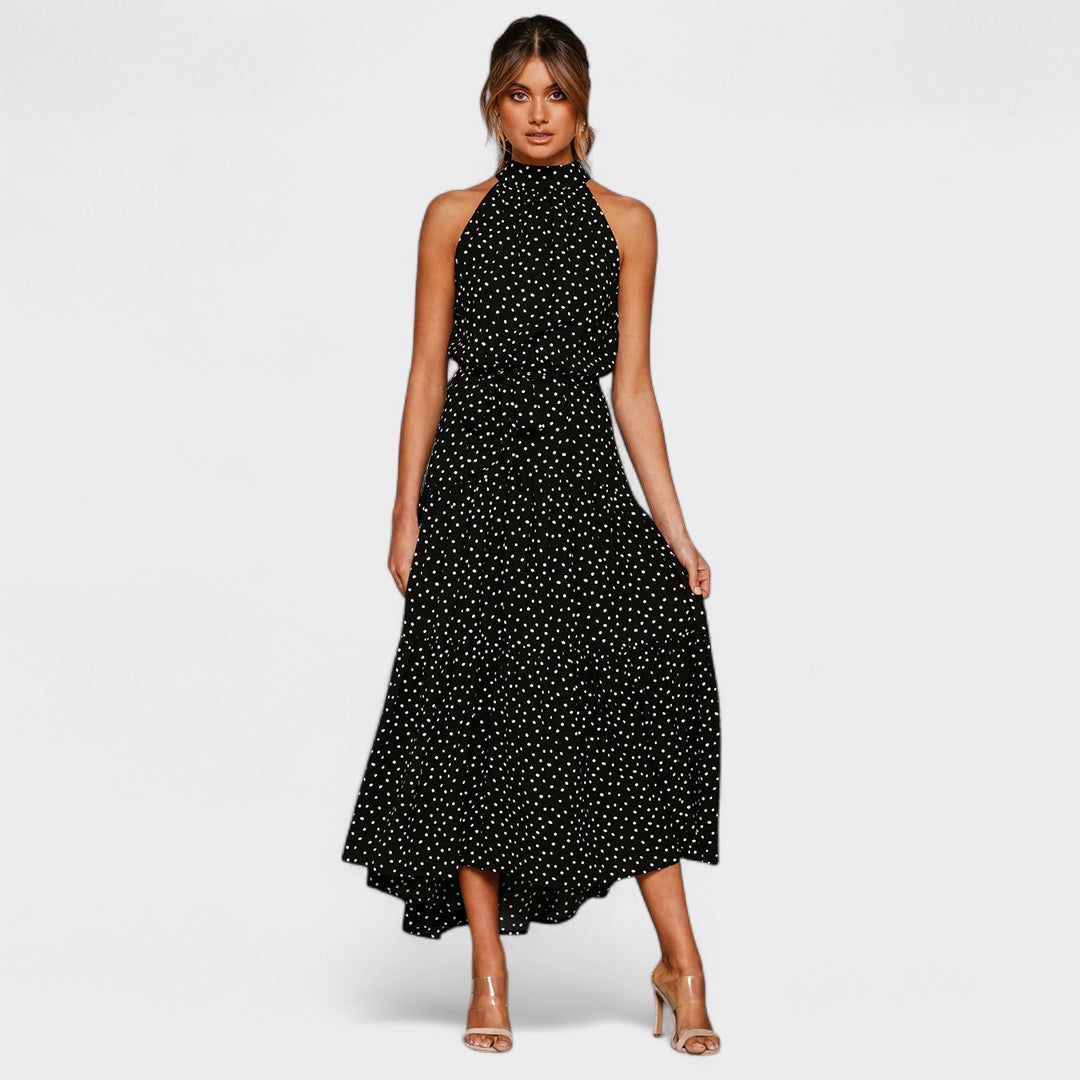 Kitty™ | Elegant and Fun Maxi Dress with Dots