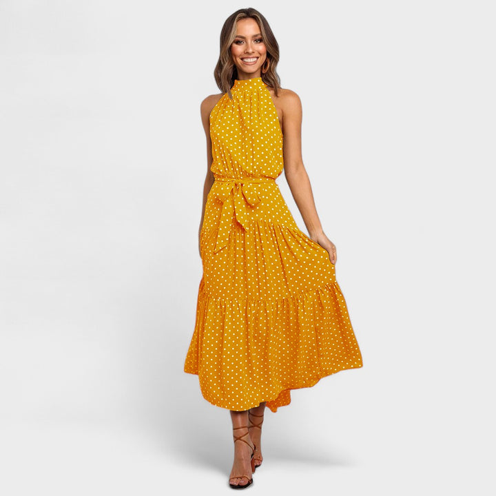 Kitty™ | Elegant and Fun Maxi Dress with Dots