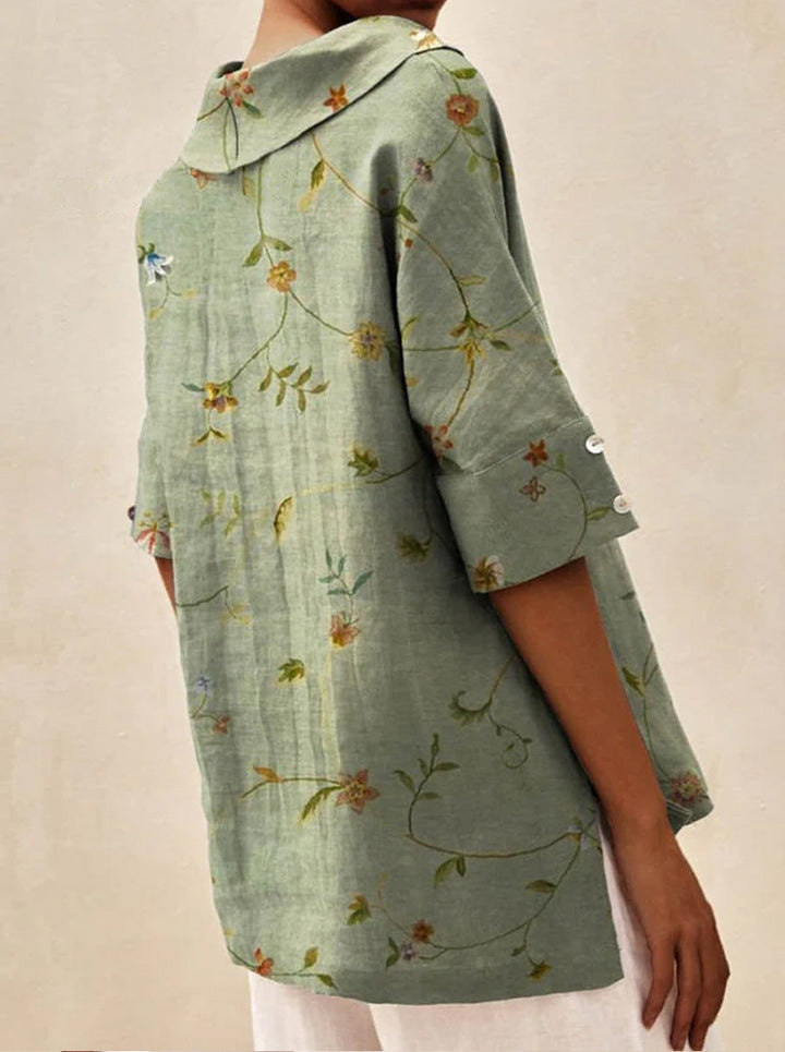 Bettina | Elegant Linen Top 1+1 Free
