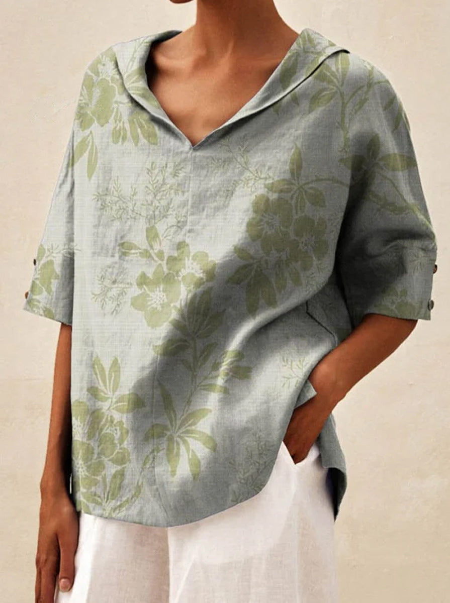 Bettina | Elegant Linen Top 1+1 Free