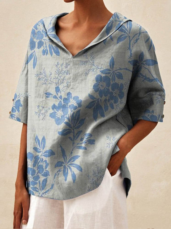 Bettina | Elegant Linen Top 1+1 Free