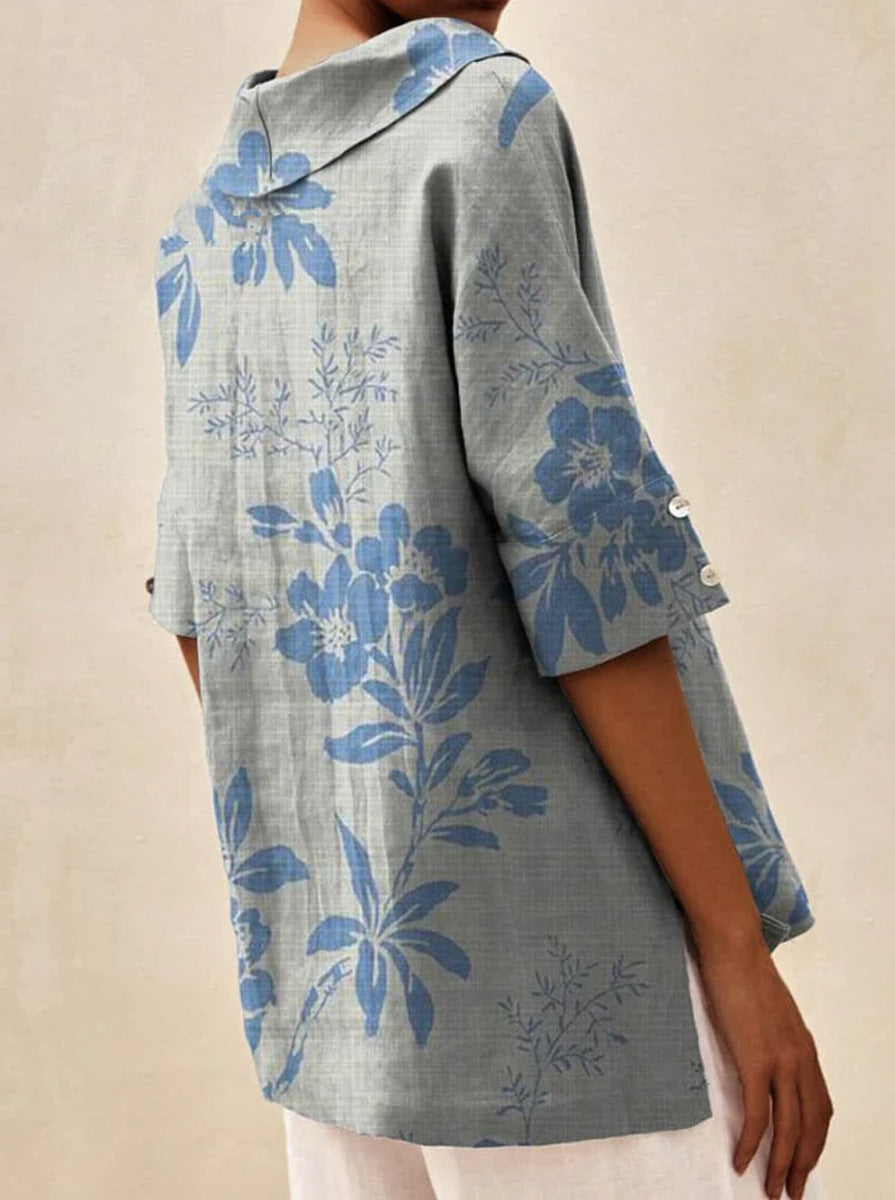Bettina | Elegant Linen Top 1+1 Free