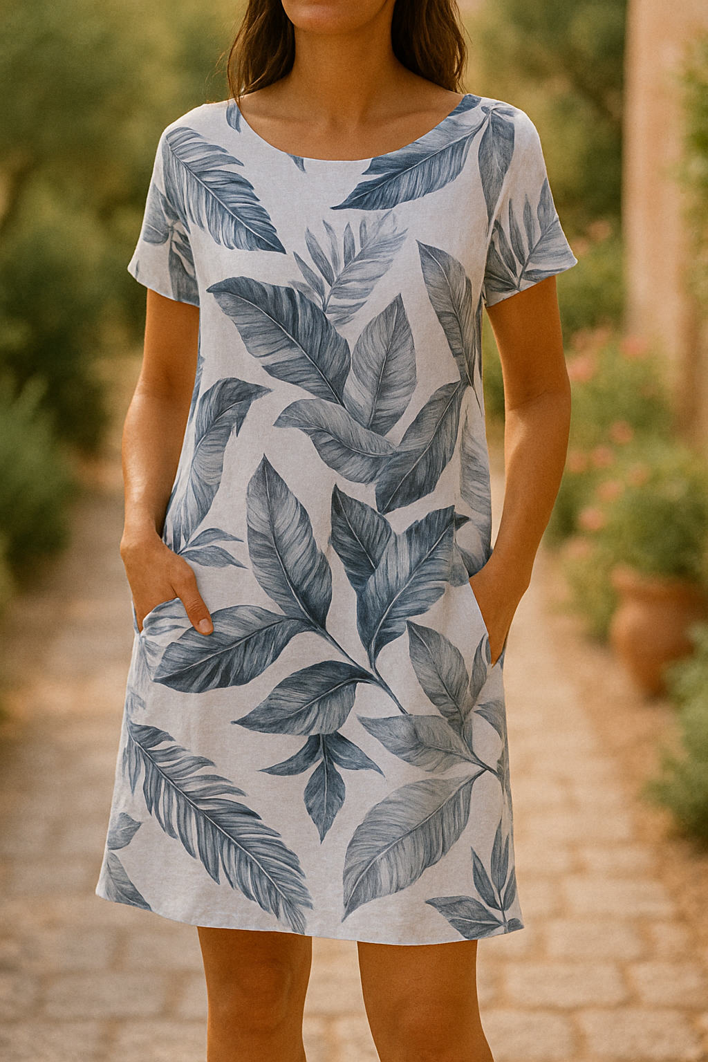 Ranya™ | Elegant Linen Dress