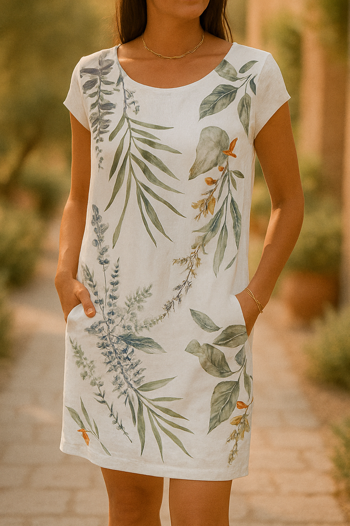 Ranya™ | Elegant Linen Dress