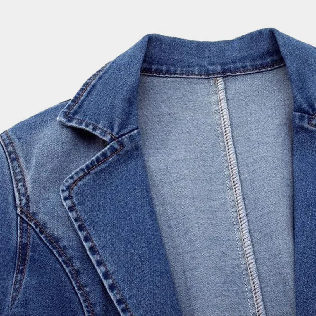 Sofia® | Elegant Denim Blazer for Women