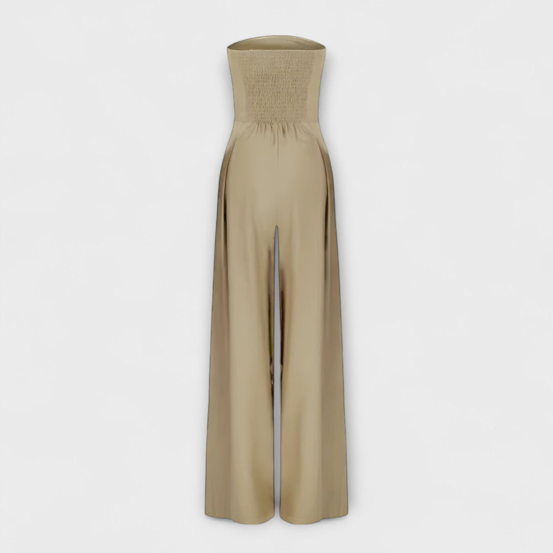 Chiara™ | Elegant Strapless Jumpsuit