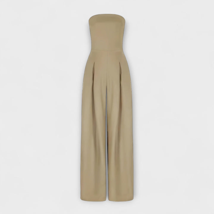Chiara™ | Elegant Strapless Jumpsuit