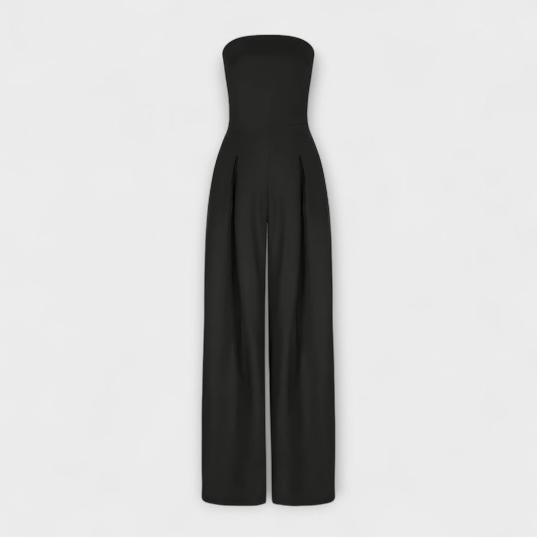 Chiara™ | Elegant Strapless Jumpsuit