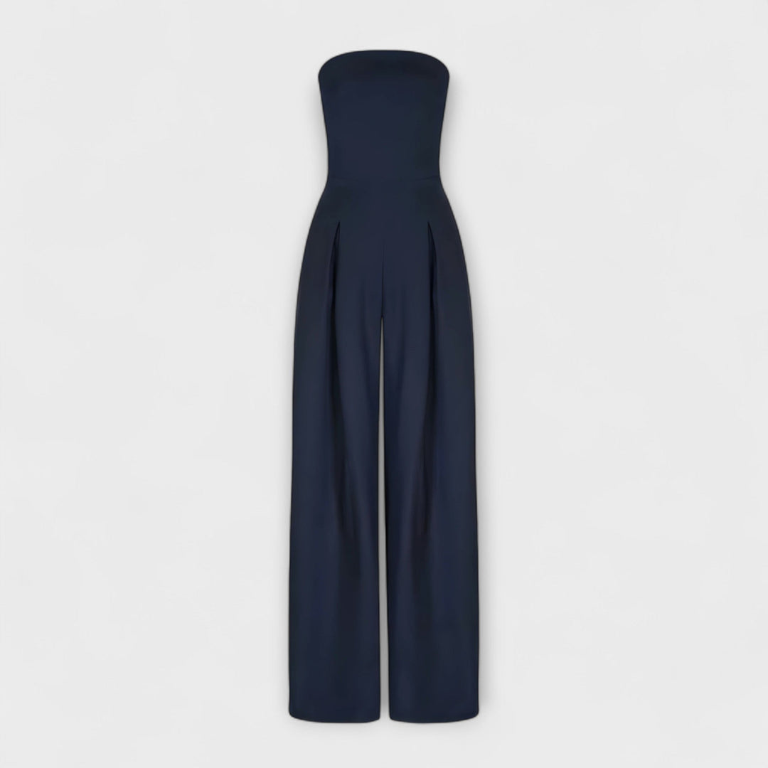 Chiara™ | Elegant Strapless Jumpsuit