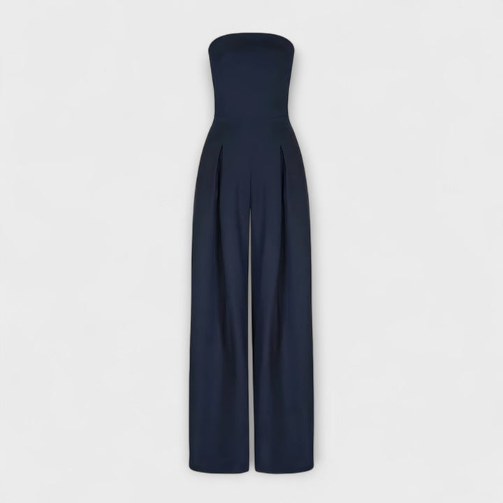 Chiara™ | Elegant Strapless Jumpsuit