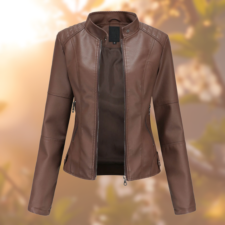 Elisa® | Stylish Leather Jacket