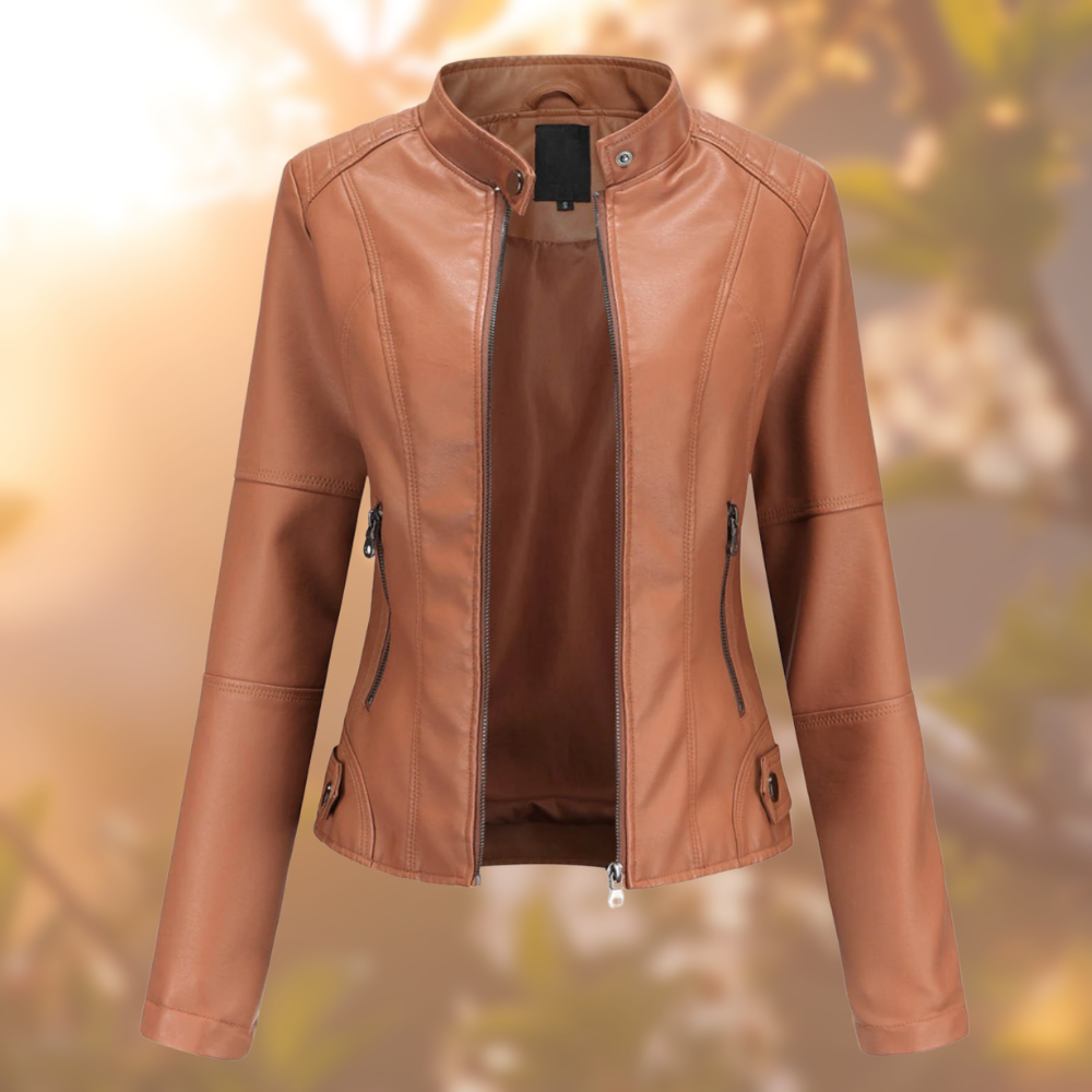 Elisa® | Stylish Leather Jacket