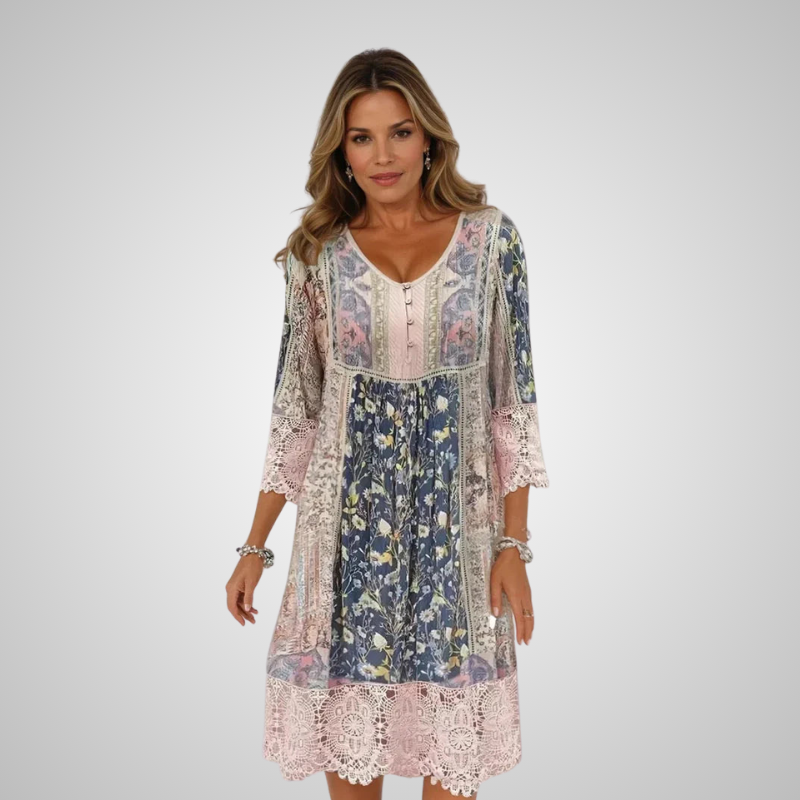 Dana | Luxuriously Patterned Dress for Women