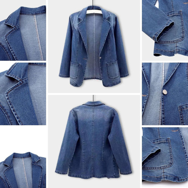 Sofia® | Elegant Denim Blazer for Women