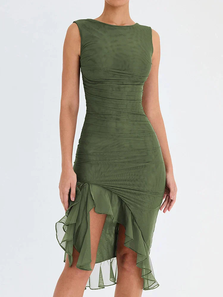 Nancy™ | Elegant Midi Dress
