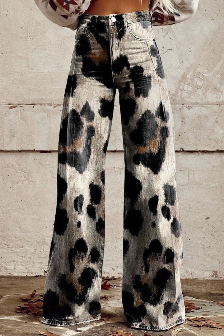 Lara | Vintage artisan pants with chic print