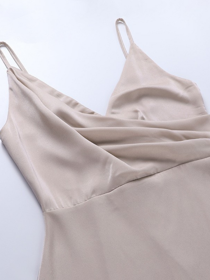 Solene | Elegant Satin Dress