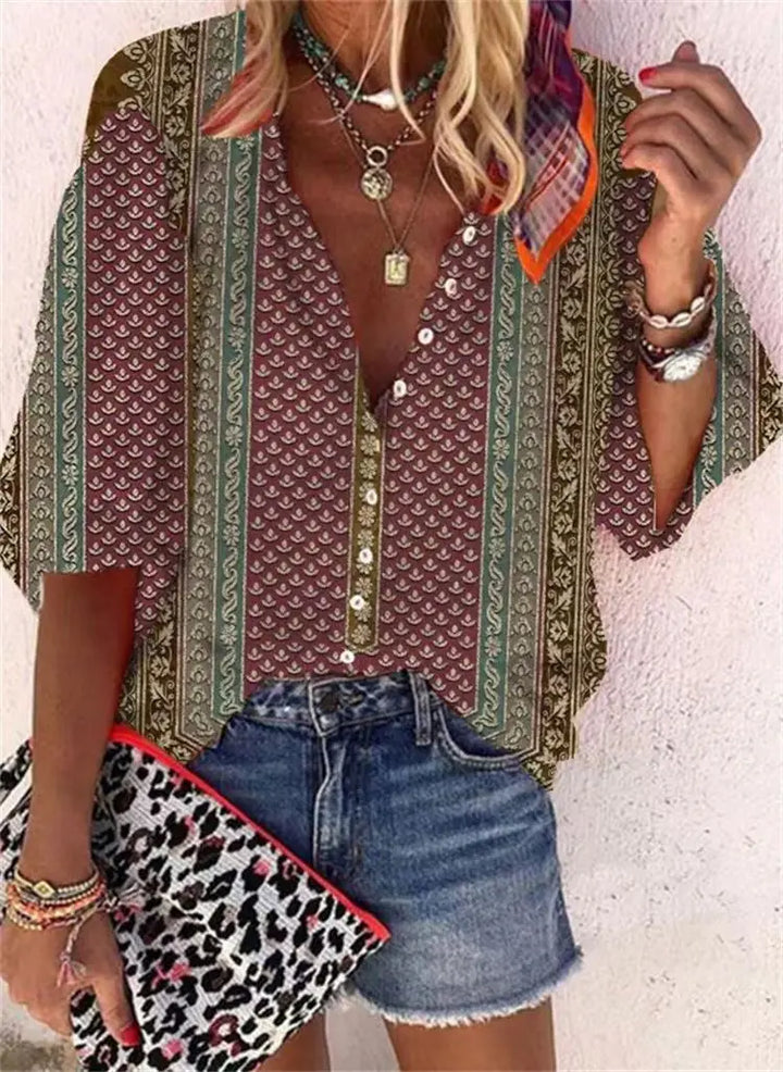 Carly | Airy Elegant Boho Blouse