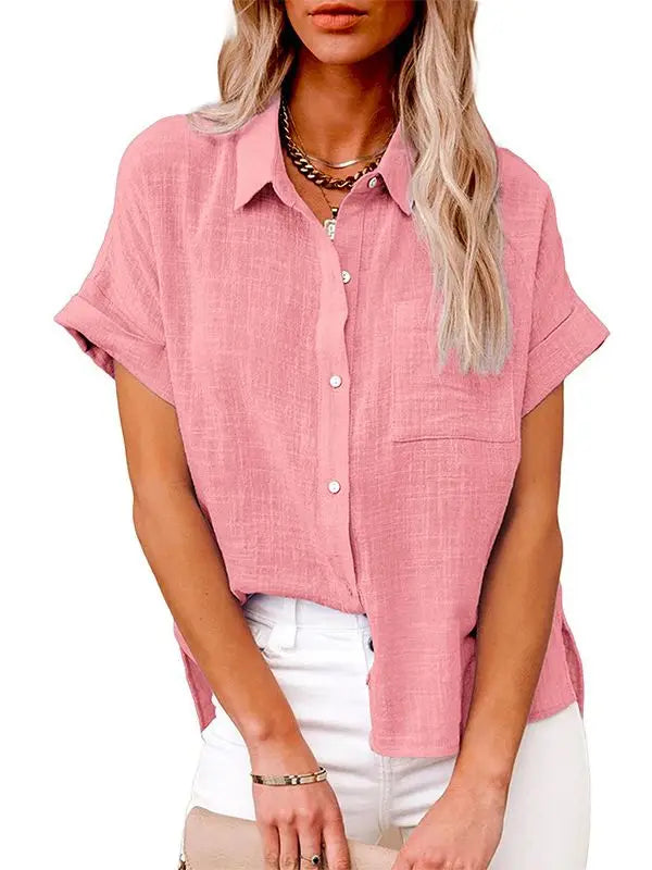 Lindy | Timeless blouse with linen