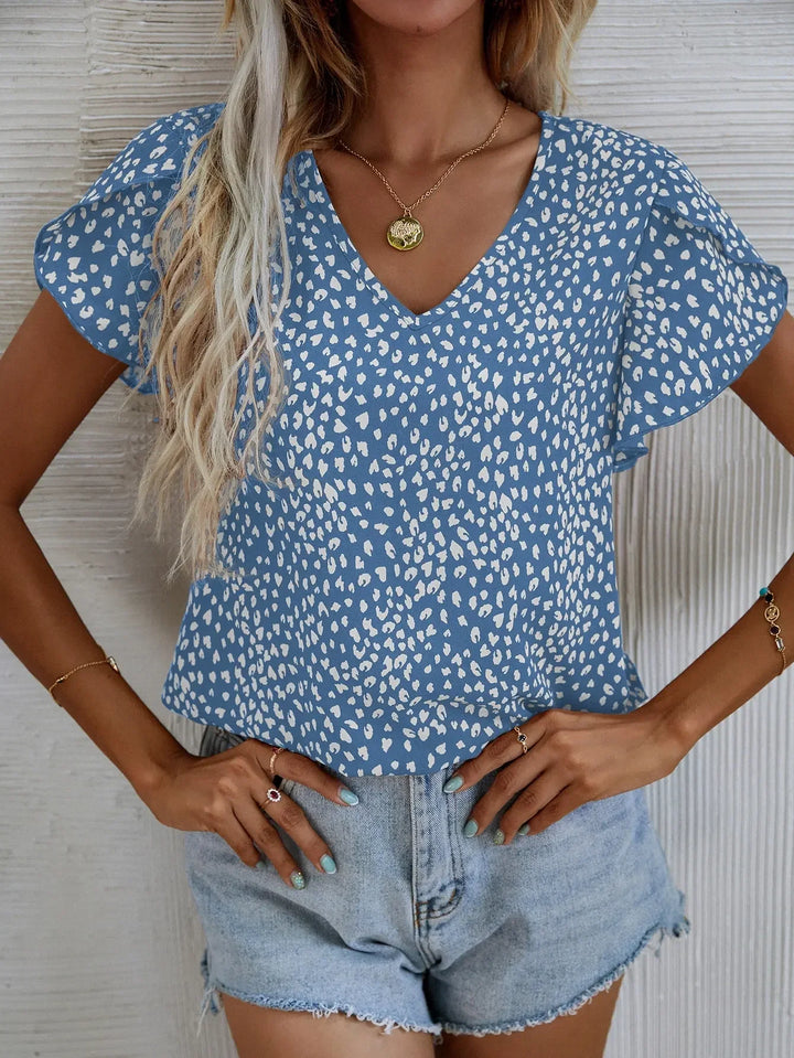 Cassidy | Chic blouse with abstract print