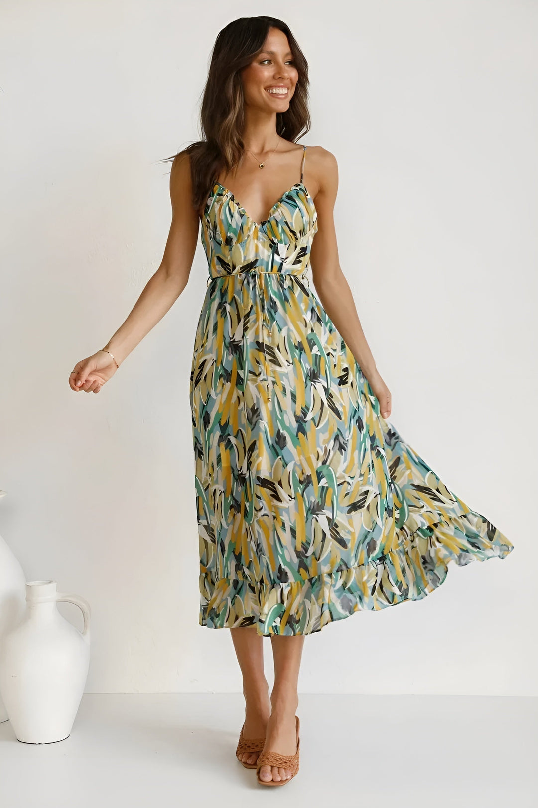 Linea™ | Dress with Spring Pattern