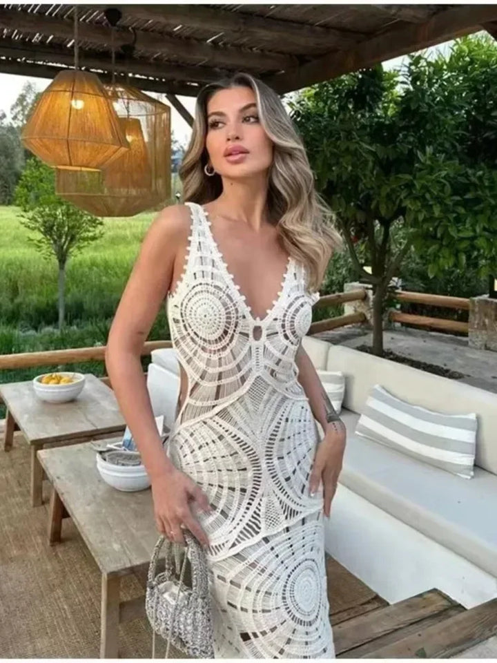 Liselotte™ | Long Dresses with a V-Neck