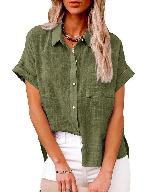 Lindy | Timeless blouse with linen