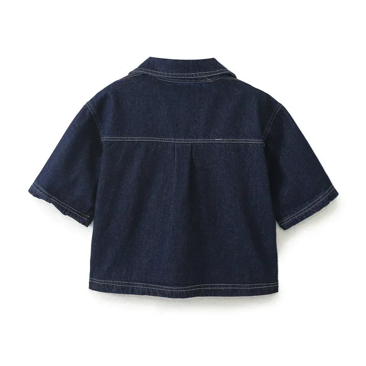 Sofia® | Denim Set with V-Neck